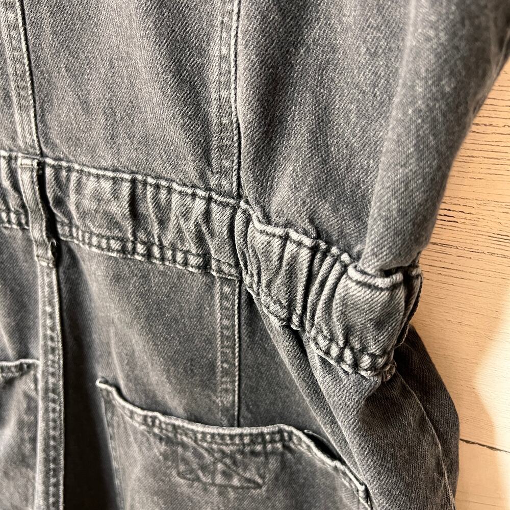 We the Free Jumpsuit Womens Size Small Washed Black Cloud Nine Denim 100% Cotton - Picture 15 of 16